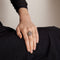 Bague BAGUE or blanc, Diamants Rubis 58 Facettes