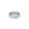 Bague 57.5 Bague bandeau sertie de diamants en or blanc 58 Facettes BO/240059