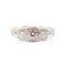 Bague 52 Bague trilogie diamants or blanc 58 Facettes