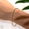 Bracelet Bracelet maille marine bicolore en or 18k 58 Facettes EC00GB270B0CE