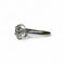 Bague 53 Bague solitaire diamant taille brillant 2,40 carats en or blanc 58 Facettes