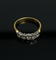 Bague Bague rivière en or jaune et or blanc 18K avec diamants 58 Facettes