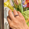 Bague 55 Bague "REGARD" multi-pierres précieuses en or jaune 14 carats 58 Facettes 60863359E7114DACAD1BC5FD1A805554