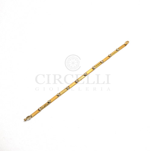 Bracelet Bracelet à plaquettes en or jaune 18 carats 58 Facettes 47298941