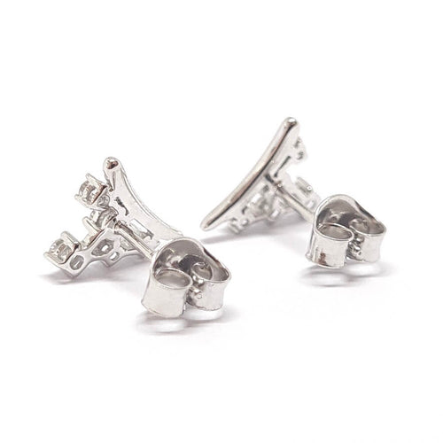 Boucles d'oreilles Boucles d'oreilles grappe diamants or blanc 58 Facettes