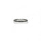 Bague 54 Demi-alliance - Bague en or blanc 18k sertie de diamants 58 Facettes