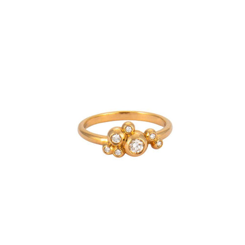 Bague 53 Bague Grappe Diamants 58 Facettes 3131239