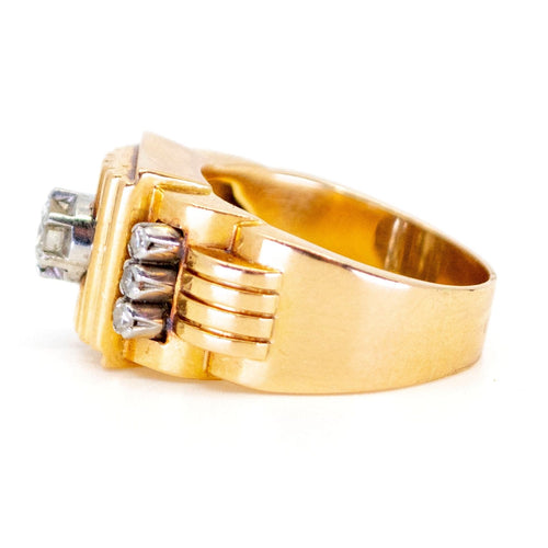 Bague 56 Bague style Tank en or 18 ct et diamants 58 Facettes C1485E644F464E38943C10C5A7C45E75
