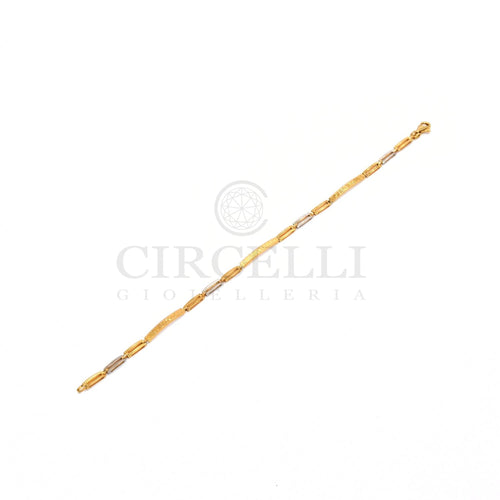Bracelet Bracelet en or 18 ct bicolore, style étrusque 58 Facettes 93481953