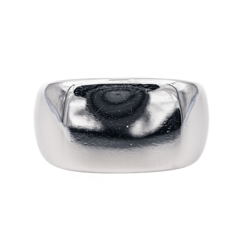 Bague 58 Mauboussin Grande Cocotte - Bague chevalière en or blanc 58 Facettes 720123CN