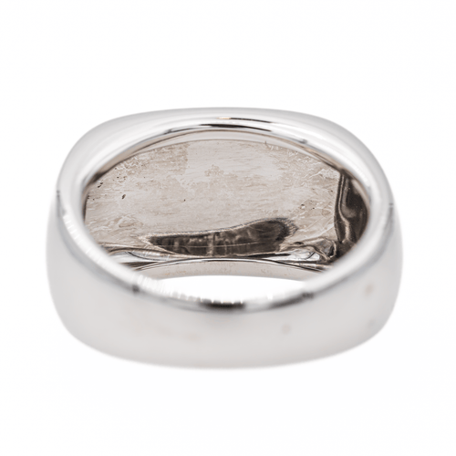 Bague 58 Mauboussin Grande Cocotte - Bague chevalière en or blanc 58 Facettes 720123CN
