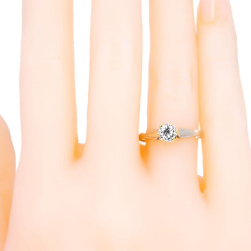 Bague 51 Bague en platine avec diamant taille brillant 0,45 ct 58 Facettes A9DFAC1A3D194C4C916D6E345A9F07E5
