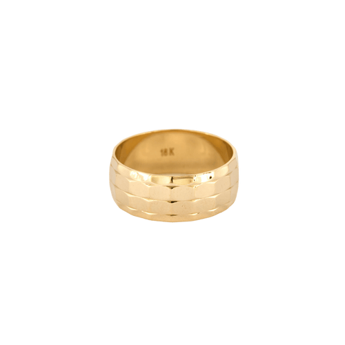Bague 58 Bague "Facette" en or jaune 18 carats 58 Facettes BO/240061
