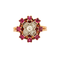 Bague 50 Bague Fleur Rubis Diamants 58 Facettes 230371
