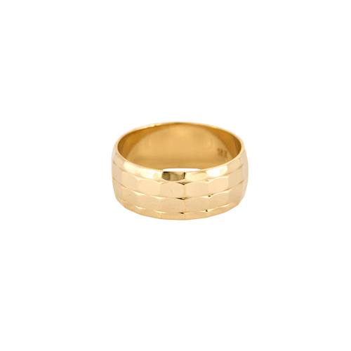 Bague 58 Bague "Facette" en or jaune 18 carats 58 Facettes BO/240061