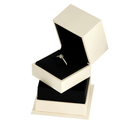 Bague 48.5 DE BEERS - Bague solitaire en Platine (950 Millièmes) sertie d’un diamant 58 Facettes DV11922-1