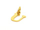 Pendentif Pendentif lettre U en or jaune 18 carats 58 Facettes 797204CD
