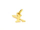 Pendentif Pendentif lettre X en or jaune 18 carats 58 Facettes 797208CD