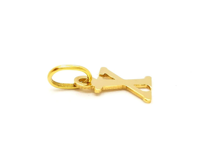 Pendentif Pendentif lettre X en or jaune 18 carats 58 Facettes 797208CD
