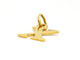 Pendentif Pendentif lettre X en or jaune 18 carats 58 Facettes 797208CD