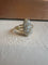 Bague 51 Bague navette ancienne en or jaune 18K et diamants 58 Facettes