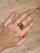 Bague 60 Bague cocktail rubis et diamants en or jaune et blanc 18 carats 58 Facettes