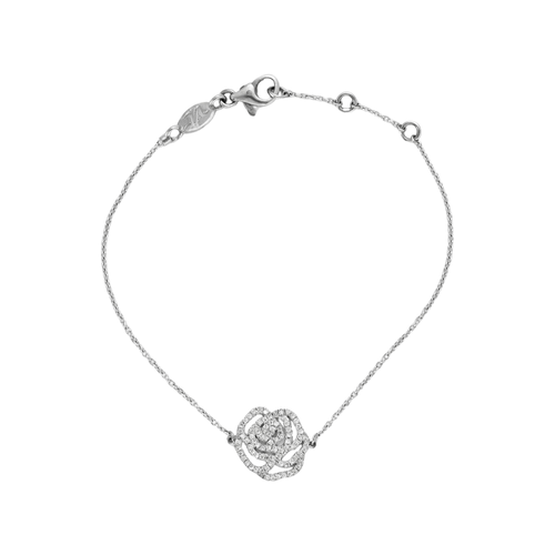 Bracelet Bracelet or gris avec diamants 58 Facettes L3