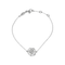 Bracelet Bracelet or gris avec diamants 58 Facettes L3