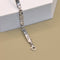 Bracelet Bracelet à plaques motif damier en or blanc 18k 58 Facettes 12335176