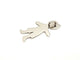Pendentif Pendentif en or blanc 18 carats 58 Facettes 813313CN