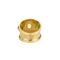 Bague 57 Bague jonc sertie de trois pierres de couleur en or jaune 18 carats 58 Facettes BO/240024///