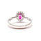 Bague 53 Bague marguerite or blanc rubis diamants 58 Facettes