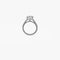Bague 48 Bague Sur-Mesure Solitaire Pavé Diamant 3,00cts 58 Facettes