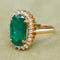 Bague Bague émeraude diamants 58 Facettes