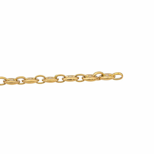 Collier Collier grain de café en or jaune 18 carats 58 Facettes 851000CN