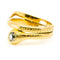 Bague 61 Bague serpent en or 18 ct avec diamant taille coussin 58 Facettes 8453BA8C7C514FD8B8F01E953833235F