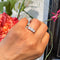 Bague 53 Bague trilogie en or 18 carats avec diamants taille ancienne 58 Facettes 0472804AB5EE4A159037190DC21CD41A