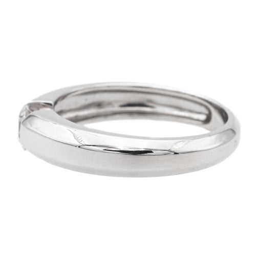 Bague 48 Bague solitaire en or blanc 18 carats avec diamant brillant 0,26 ct 58 Facettes 876345CD