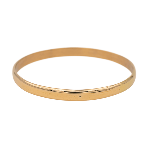 Bracelet Bracelet jonc rigide en or jaune 18 carats 58 Facettes 876510CD