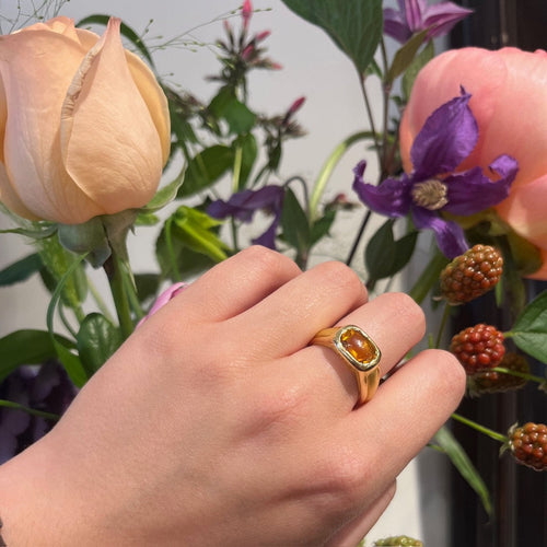 Bague 61 Bague deux têtes de puma en or 18 carats et citrine 58 Facettes 0252E062542541D5B0831CF7CB0A50BC