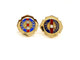 Boutons de manchette Boutons de manchette - Or jaune 18 carats et diamants 58 Facettes 878780CN