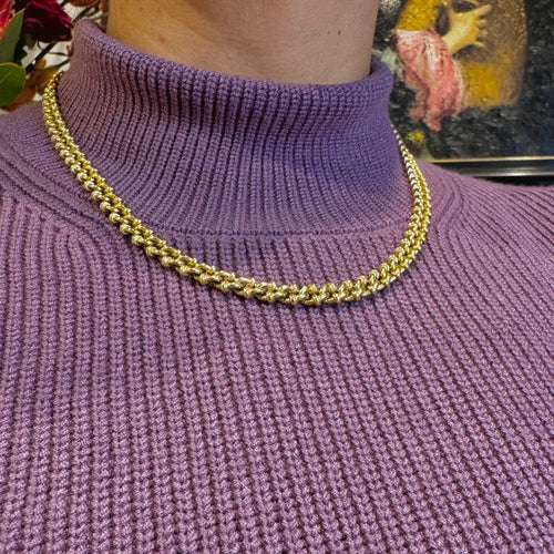 Collier Urbano Italy - Collier maille gourmette en or jaune 18k 58 Facettes 939A306997634991B33A16A5D06D07CB