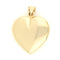 Pendentif Pendentif cœur en or jaune 14k avec saphir cabochon 58 Facettes 237D87633CB44D3CA04D07038344063A