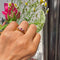 Bague 56.5 Bague en or jaune 18 carats avec diamants et rubis 58 Facettes 57C9BE5897F14C72901C48AFAE0D2337