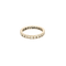 Bague 53.5 Bague alliance américaine en or blanc 18k et diamants 58 Facettes BO/240037