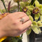 Bague 62 Bague florale en or jaune 14 carats avec diamants 58 Facettes 465CF887664A4622A15575ABD96024CD