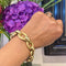 Bracelet Bracelet à maillons fantaisie en or jaune 14 carats 58 Facettes 10532CEC29B14A30A685219427BB8899