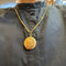 Pendentif Médaillon rond en or jaune 14 carats avec perle 58 Facettes 22C182E7D1AE4C7D9B2294EE59B3B514