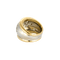 Bague 51 Bague jonc en or jaune et blanc et diamants 58 Facettes BO/240023//