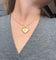 Pendentif Médaillon cœur en or jaune 14 carats 58 Facettes 78A4791903E24F8E8DAAE340B98A4111